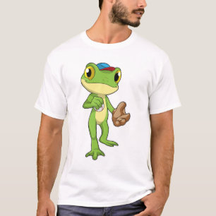 Camiseta Sapo no Baseball com luva de beisebol
