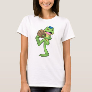 Camiseta Sapo no Baseball com Luvas