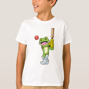 Camiseta Sapo no Cricket com morcego de Cricket