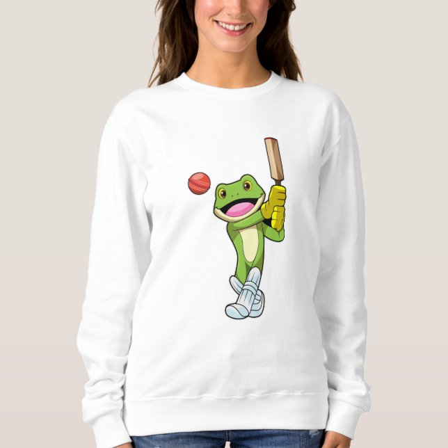 Camiseta Sapo no Cricket com morcego de Cricket (Frente)