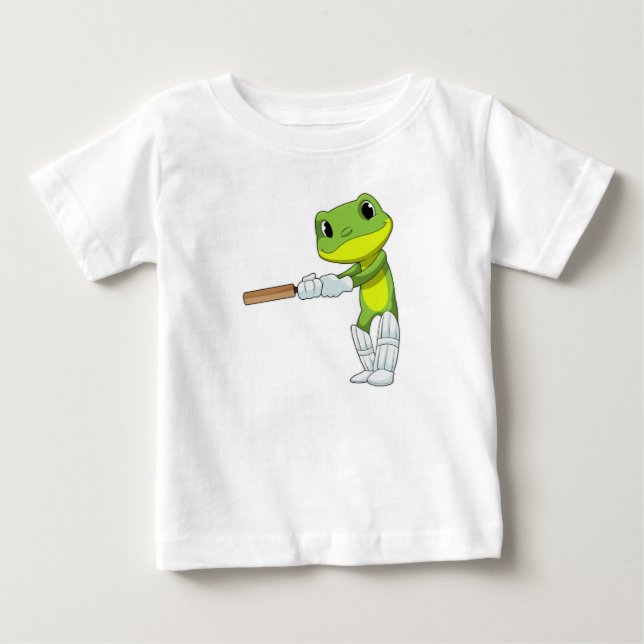 Camiseta Sapo no Cricket com morcego de Cricket (Frente)