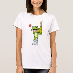 Camiseta Sapo no Cricket com morcego de Cricket