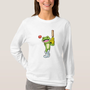 Camiseta Sapo no Cricket com morcego de Cricket