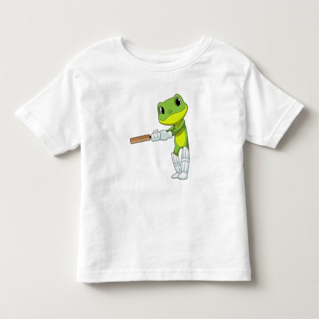 Camiseta Sapo no Cricket com morcego de Cricket (Frente)