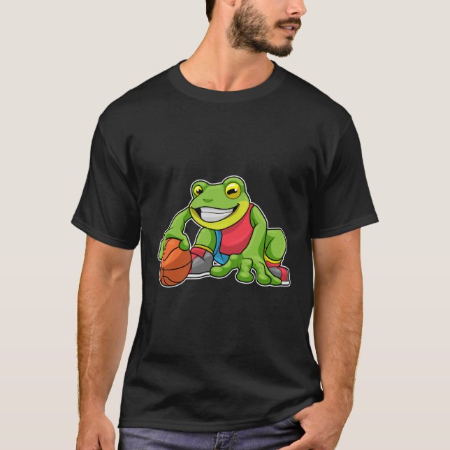 Camiseta Sapo no Esporte com Basquete (Frente)