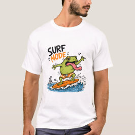 Camiseta Sapo no Modo Surf Divertido|Sapo Bobalhão de Verão