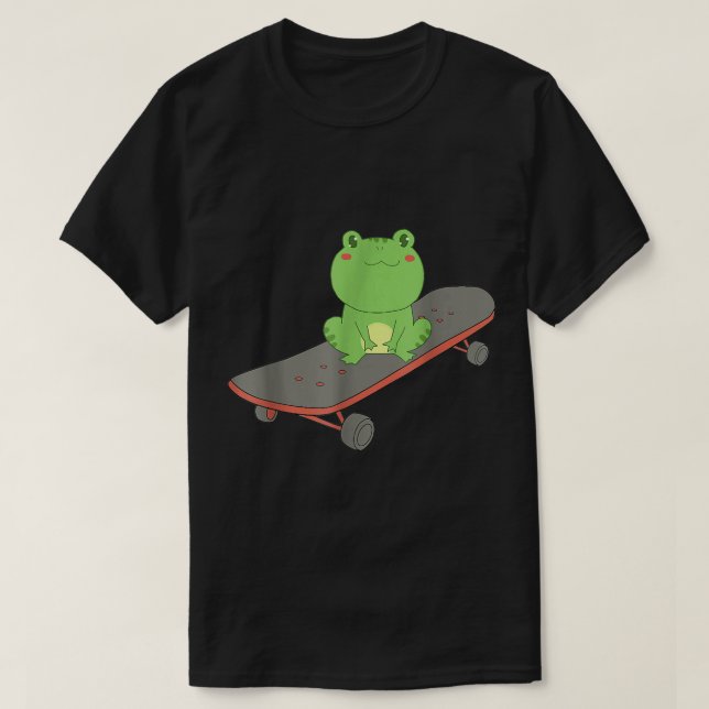 Camiseta Sapo no skate (3) (Frente do Design)