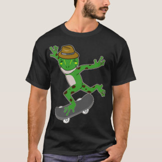 Camiseta Sapo nos amantes de skateboard de Sapos