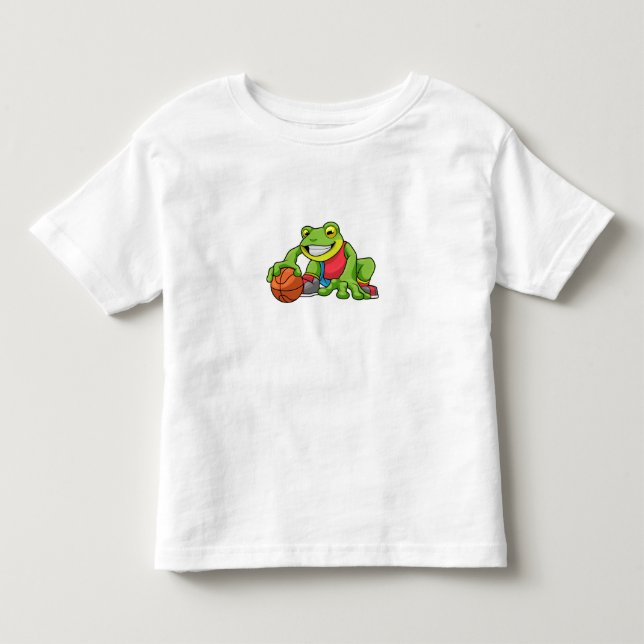 Camiseta Sapo nos Esportes com Basquetebol (Frente)