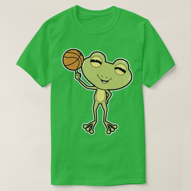Camiseta Sapo nos Esportes de Basquetebol (Frente do Design)