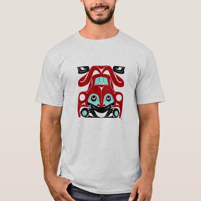 Camiseta Sapo - NW Coast Native Style T Shirt (Frente)