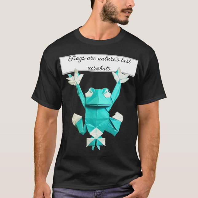 Camiseta sapo origami (Frente)