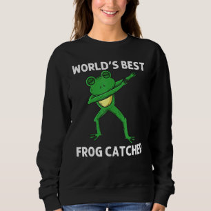 Camiseta Sapo Para Crianças Rapazes Dabbing Green Tree Toad