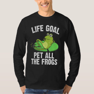 Camiseta Sapo Para Mulheres Masculinas Tadpole De Sapo A Gr