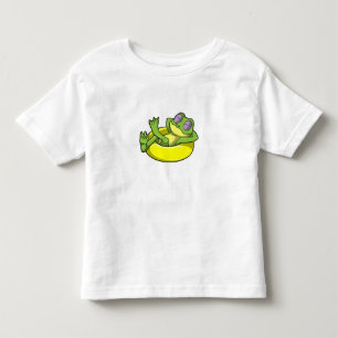 Camiseta Sapo para Nadar com anel de Natação
