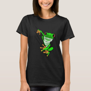 Camiseta sapo pequeno mini bolso verde tóxico