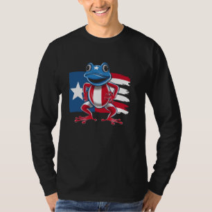 Camiseta Sapo Porto Rico Orgulho Boricua Porto Rico