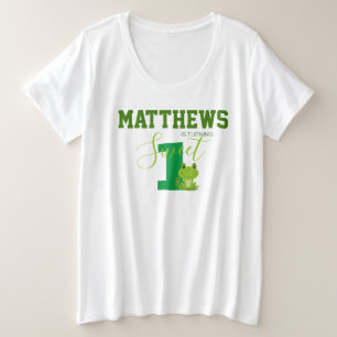 Camiseta Sapo primeiro aniversario mãe correspondente