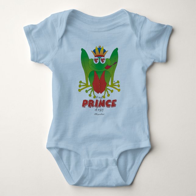 Camiseta Sapo Prince Baby Creeper (Frente)