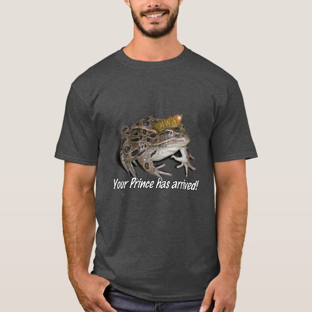 Camiseta Sapo Príncipe - "Seu Príncipe Chegou!" (Frente)