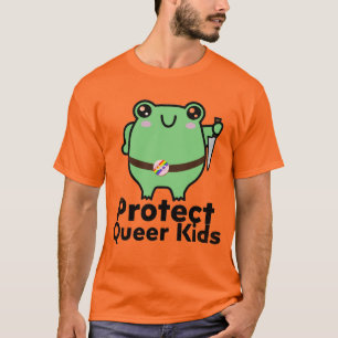 Camiseta Sapo - Proteja Crianças Queer