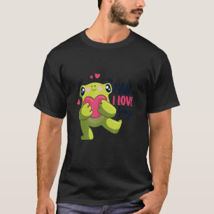 Camiseta Sapo Puns Homem Eu Adoro Sapos Anfíbios Sapo Anima