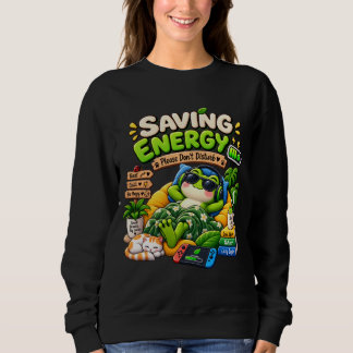 Camiseta Sapo que Economiza Energia – Animal Divertido e Pr