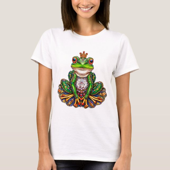 Camiseta 🐸 Sapo Real Presente de Personagem Fofo ✨ (Frente)