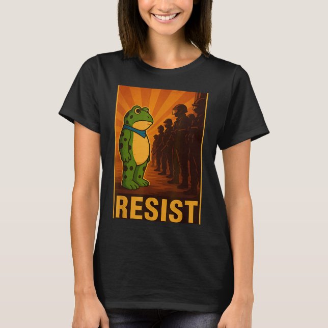 Camiseta Sapo Resistir Rtland Sapo Protesto - Rtland Sapo A (Frente)