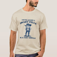 Sapo Retro Engraçado Meme Smart Fella ou Fart Smel