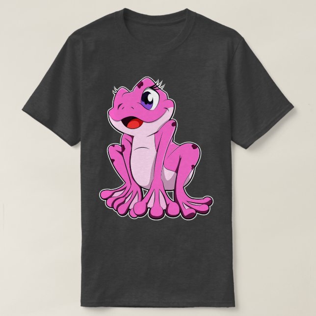 Camiseta Sapo rosa (Frente do Design)