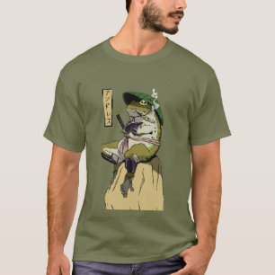 Camiseta Sapo Samurai: Guardião do Lótus