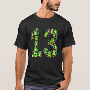 Camiseta sapo Sapo B 13 Festa de aniversário de 13 anos
