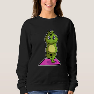 Camiseta Sapo Sapo Poses de Yoga Esportes Ginástica Ohm Bat