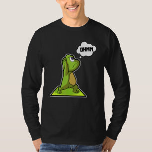 Camiseta Sapo Sapo Poses de Yoga Esportes Ginástica Ohm Bat