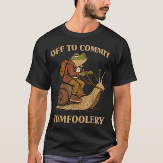 Camiseta Sapo Sarcástico Mago Parte Para Causar Uma Travess