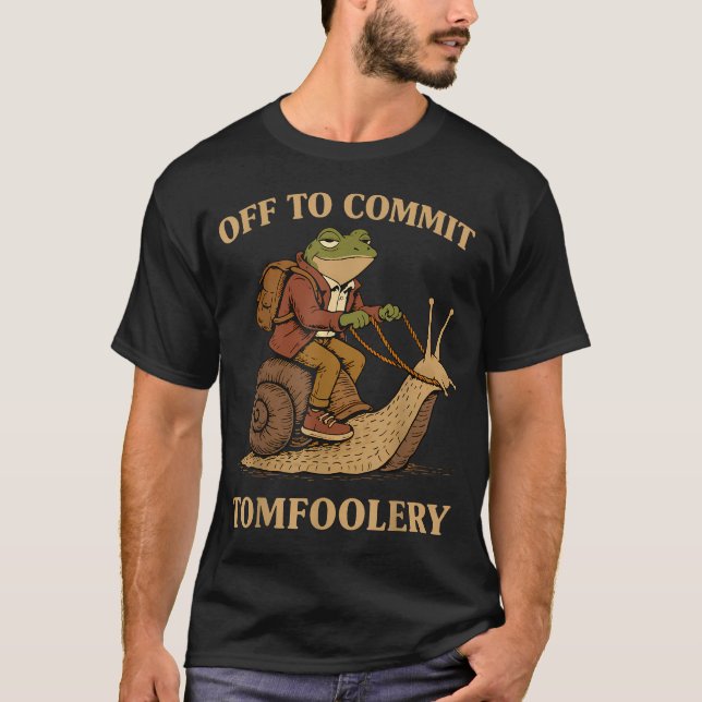 Camiseta Sapo Sarcástico Mago Parte Para Causar Uma Travess (Frente)