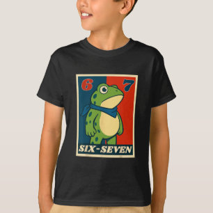 Camiseta Sapo Seis Sete Engraçado 6 7 Meme Geração Alpha Gí