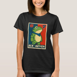 Camiseta Sapo Seis Sete Engraçado 6 7 Meme Geração Alpha Gí