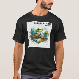 Camiseta Sapo selvagem na natureza impresso - Arte animal