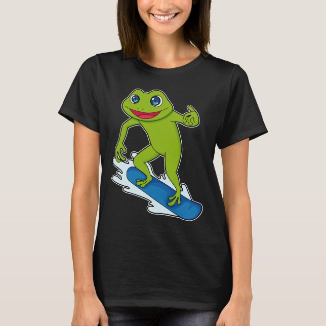 Camiseta Sapo Snowboarder Snowboard (Frente)