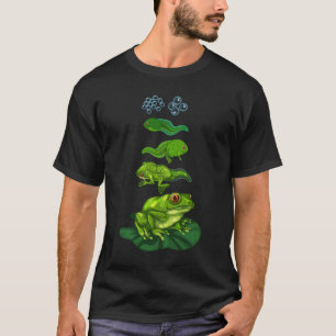 Camiseta Sapo Tadpole Biology Metamorfose Life Cycle Art