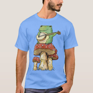 Camiseta Sapo Tocando Banjo Em Cute De Coguete Ae