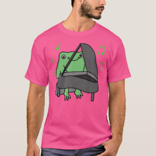 Camiseta Sapo Tocando Piano
