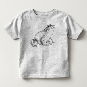 Camiseta Sapo Toddler Camiseta Branca Sapo