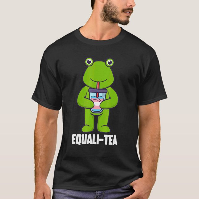 Camiseta Sapo Transgênero Equali Tea Transgender Sapo Igual (Frente)