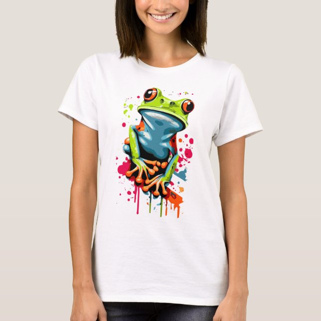 Camiseta Sapo tropical - príncipe sapo (Frente)