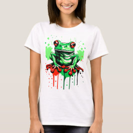 Camiseta Sapo tropical - Príncipe Sapo colorido