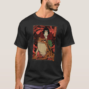 Camiseta Sapo V Gigante Anel-Anel do Trabalho de arte Japon