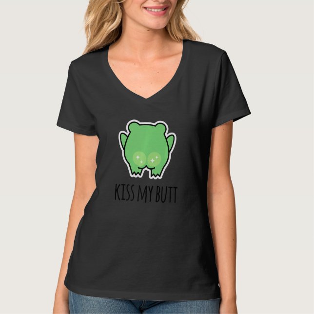 Camiseta Sapo Verde Beije Meu Rabo (Frente)